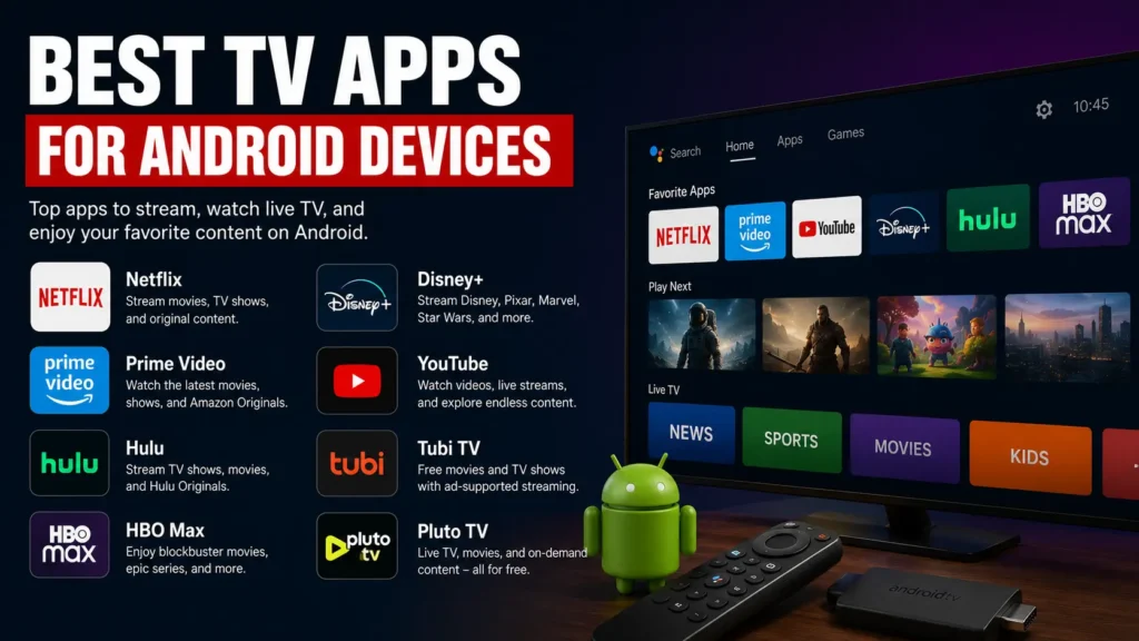 Best TV Apps for Android Devices
