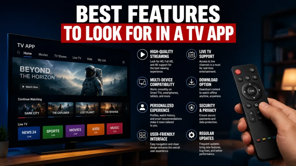 Best Features to Look for in a TV App